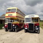 Two BCN buses together after 40yrs apart